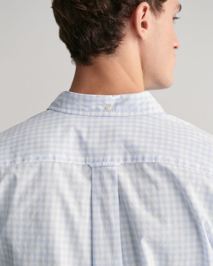 Regular Fit Gingham Poplin Shirt