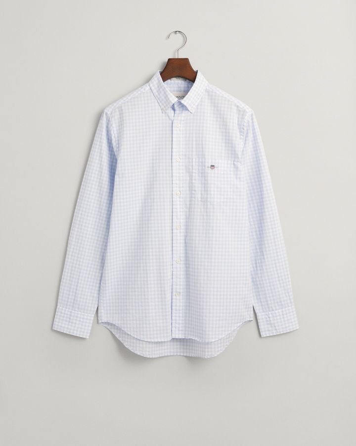 Regular Fit Gingham Poplin Shirt