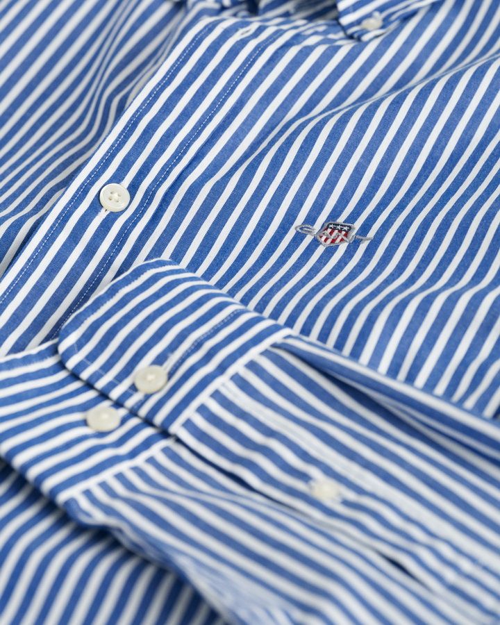 Slim Fit Striped Poplin Shirt