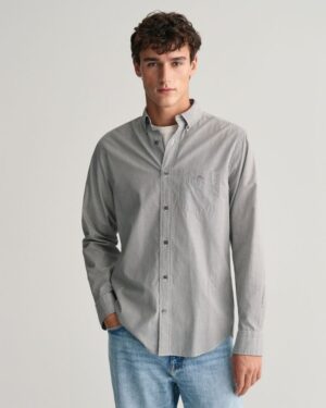 Regular Fit Classic Poplin Banker Shirt
