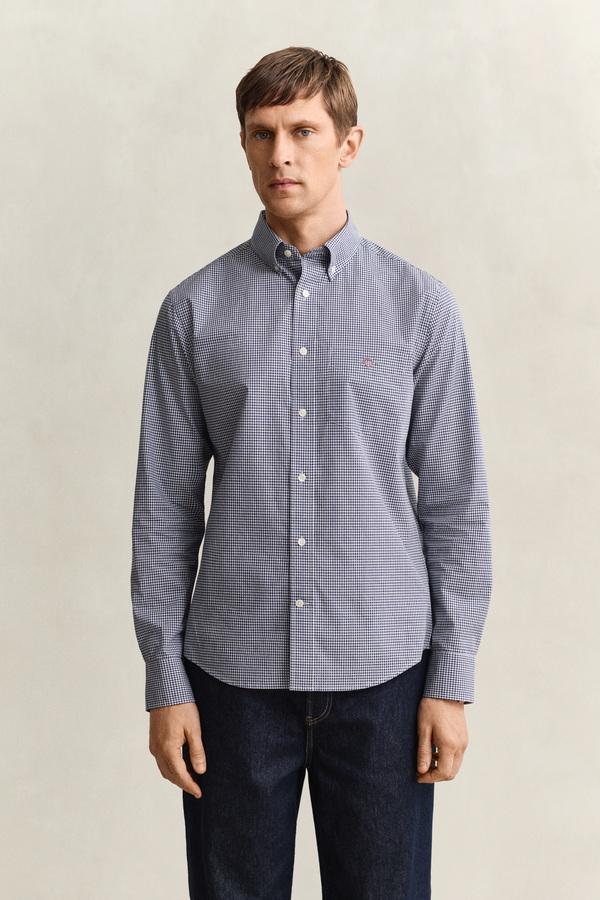 Gingham Classic Poplin Shirt