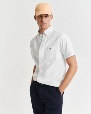 Regular Fit Oxford Short Sleeve Shirt