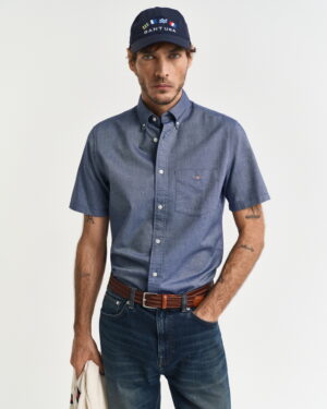 Regular Fit Oxford Short Sleeve Shirt