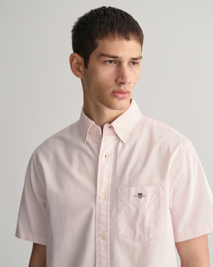 Regular Fit Oxford Short Sleeve Shirt