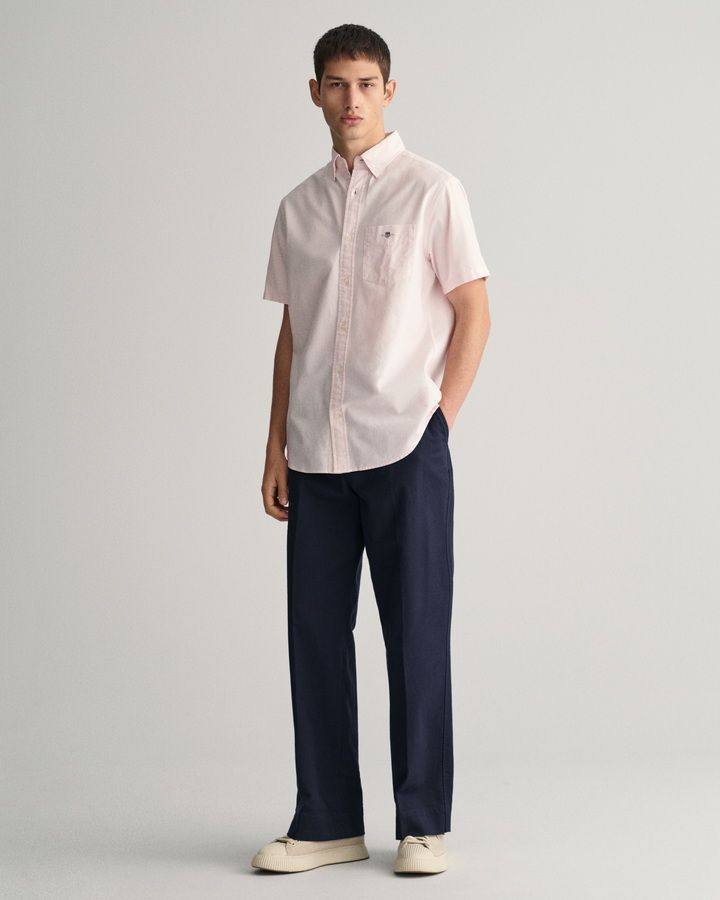 Regular Fit Oxford Short Sleeve Shirt