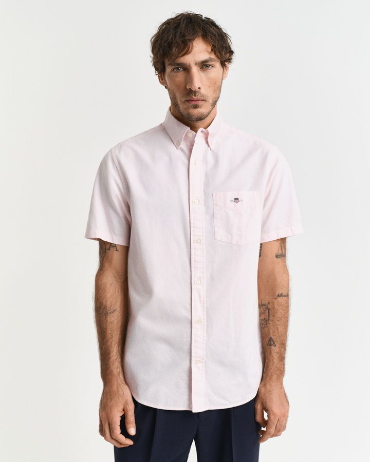 Regular Fit Oxford Short Sleeve Shirt