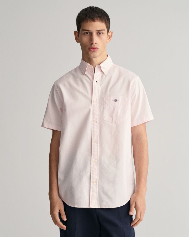 Regular Fit Oxford Short Sleeve Shirt