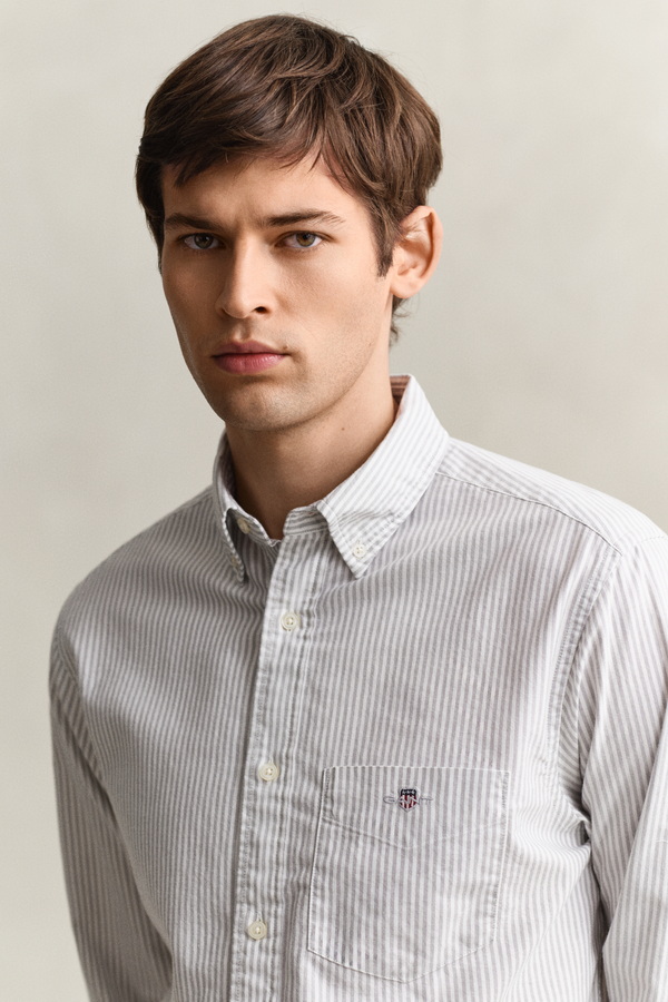Banker Stripe Classic Oxford Shirt