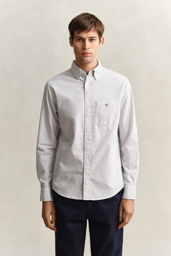 Banker Stripe Classic Oxford Shirt