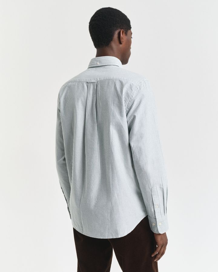 Regular Fit Banker Stripe Oxford Shirt