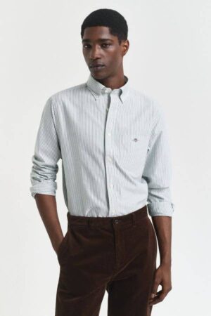 Banker Stripe Classic Oxford Shirt