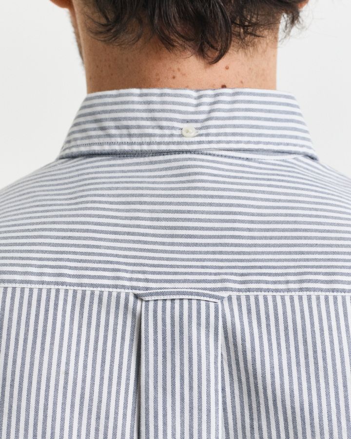 Regular Fit Banker Stripe Oxford Shirt
