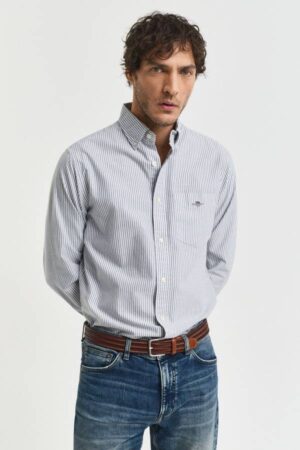 Banker Stripe Classic Oxford Shirt