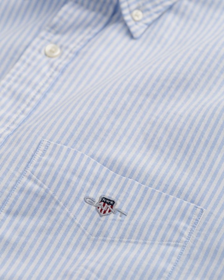 Regular Fit Banker Stripe Oxford Shirt