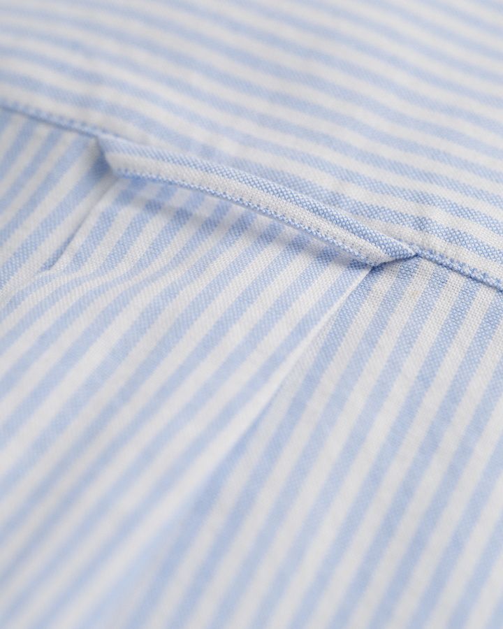 Regular Fit Banker Stripe Oxford Shirt