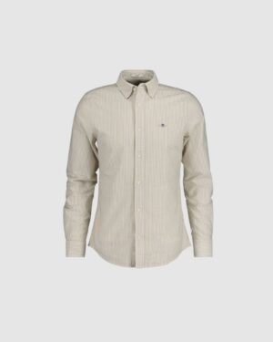 Slim Fit Banker Stripe Classic Oxford Shirt