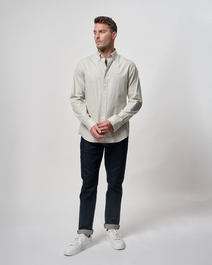 Slim Fit Pinpoint Oxford Shirt