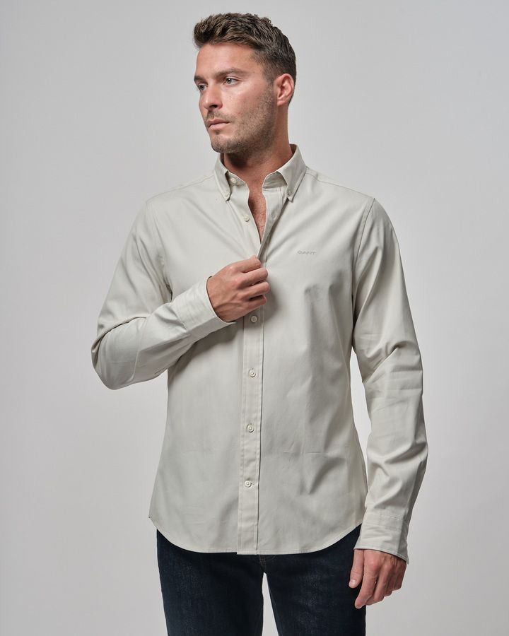 Slim Fit Pinpoint Oxford Shirt