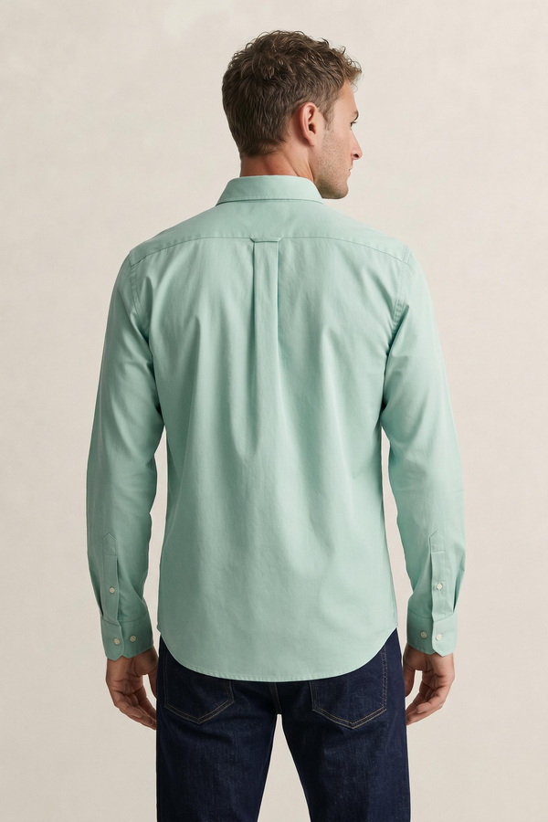 Slim Fit Pinpoint Oxford Shirt