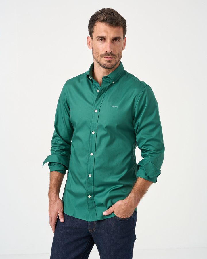 Slim Fit Pinpoint Oxford Shirt