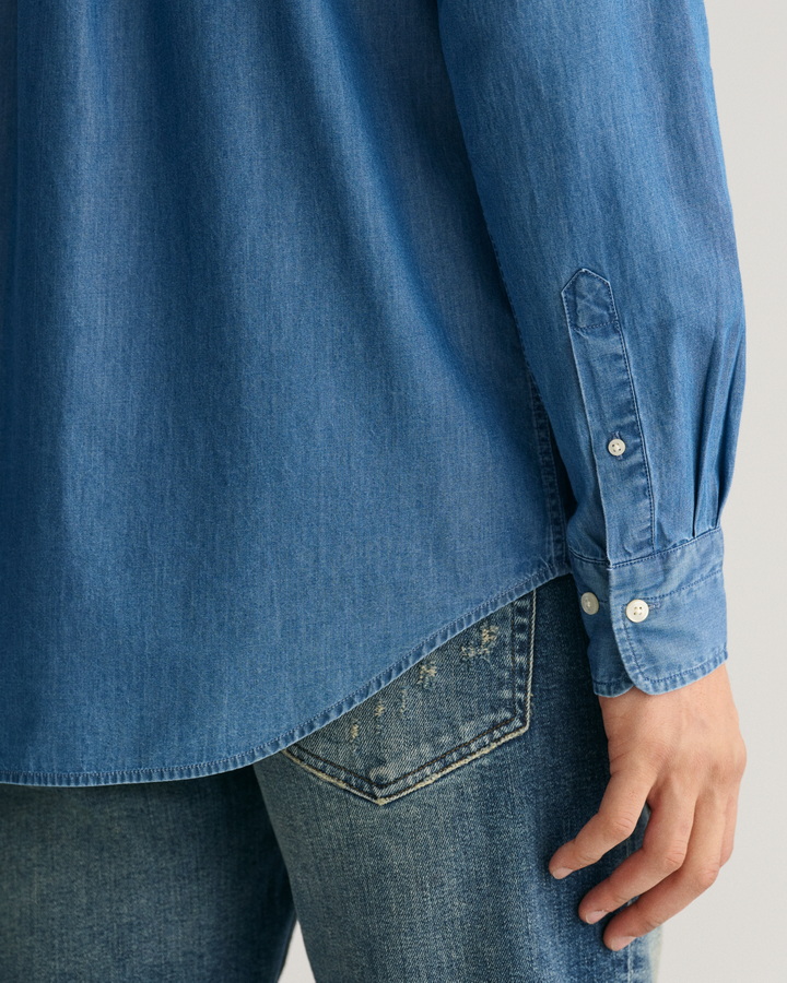 Regular Fit Indigo Shirt