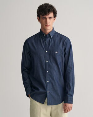 Regular Fit Indigo Shirt