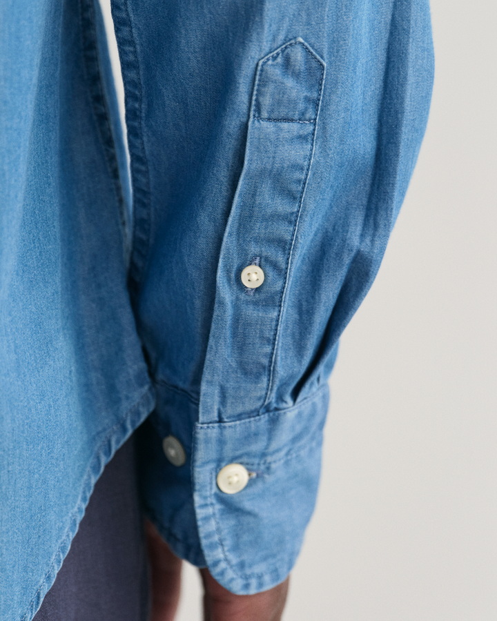 Slim Fit Indigo Shirt