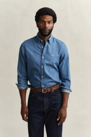 Slim Fit Indigo Shirt