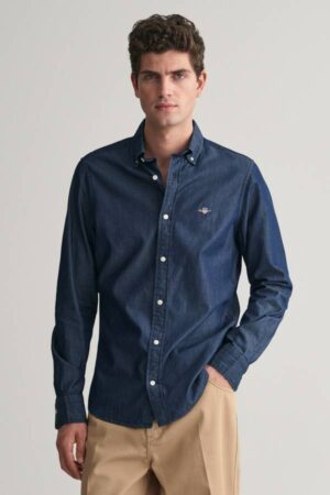 Slim Fit Indigo Shirt