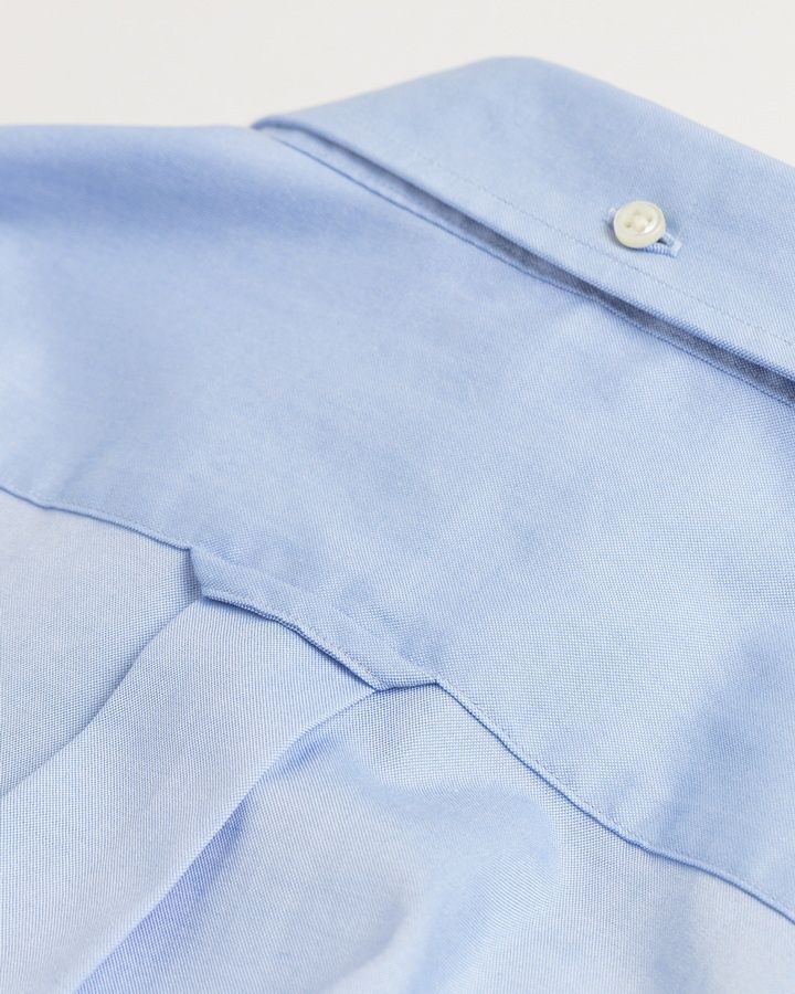 Slim Fit Short Sleeve Pinpoint Oxford Shirt