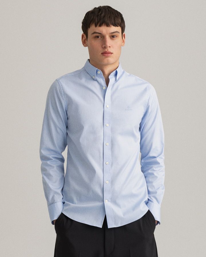 Slim Fit Pinpoint Oxford Shirt