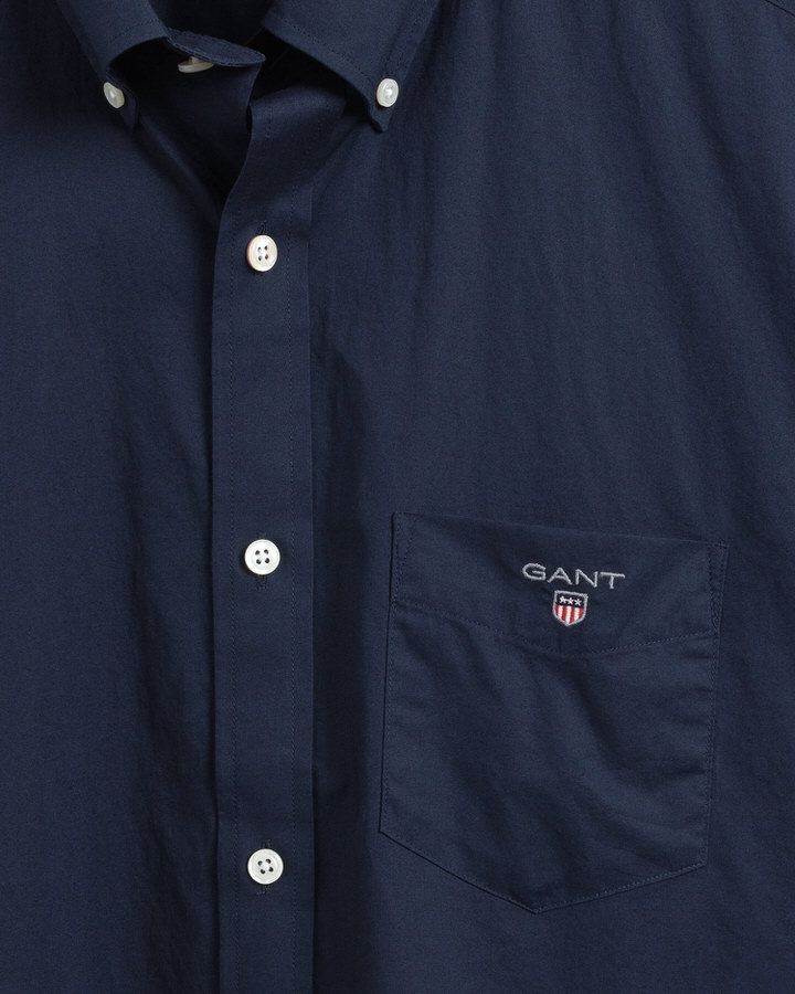 Regular Fit Short Sleeve Broadcloth Shirt