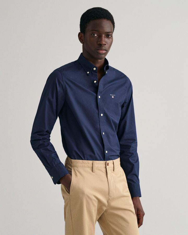 Slim Fit Broadcloth Shirt