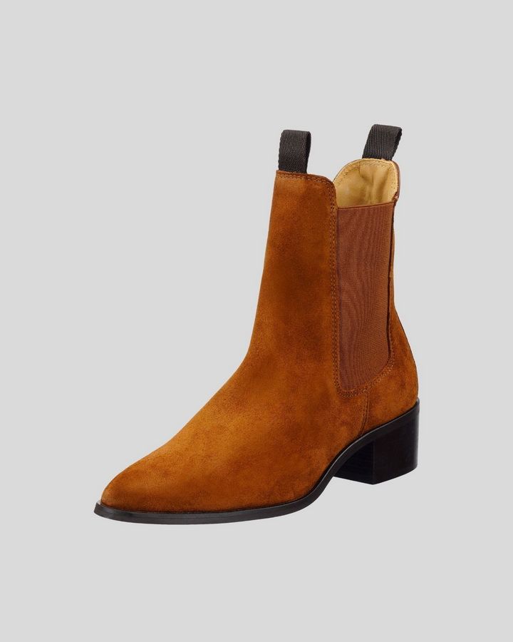 St Broomly Suede Chelsea Boots