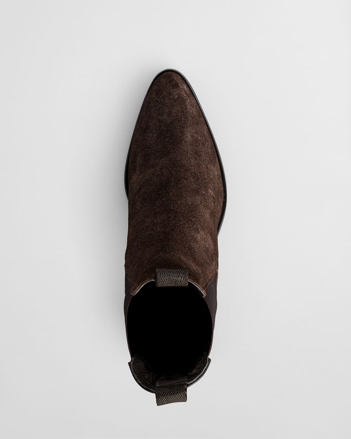 St Broomly Suede Chelsea Boots