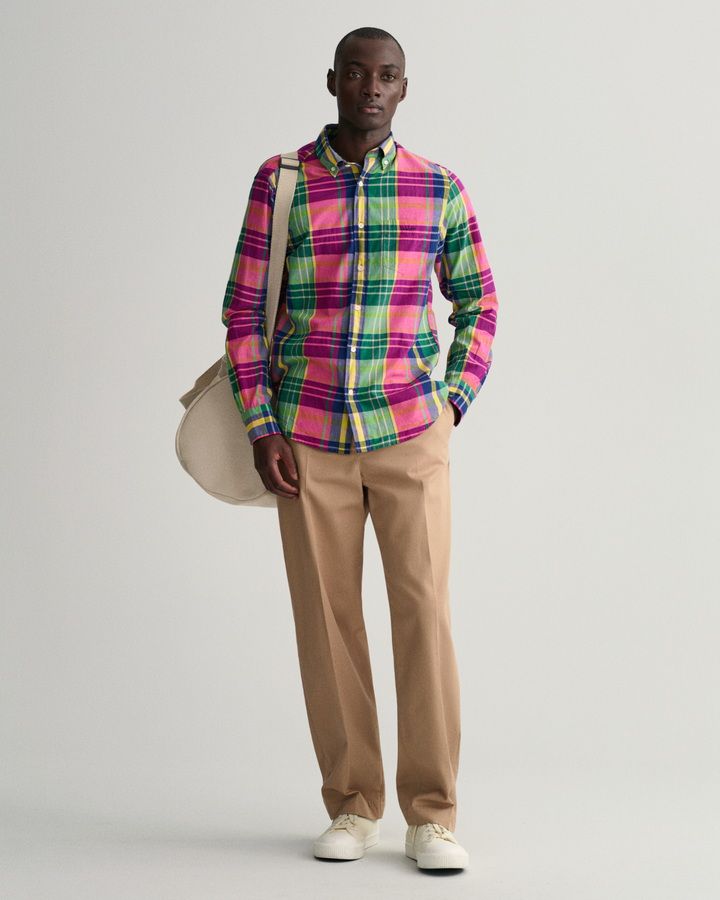 Regular Fit Indian Madras Shirt