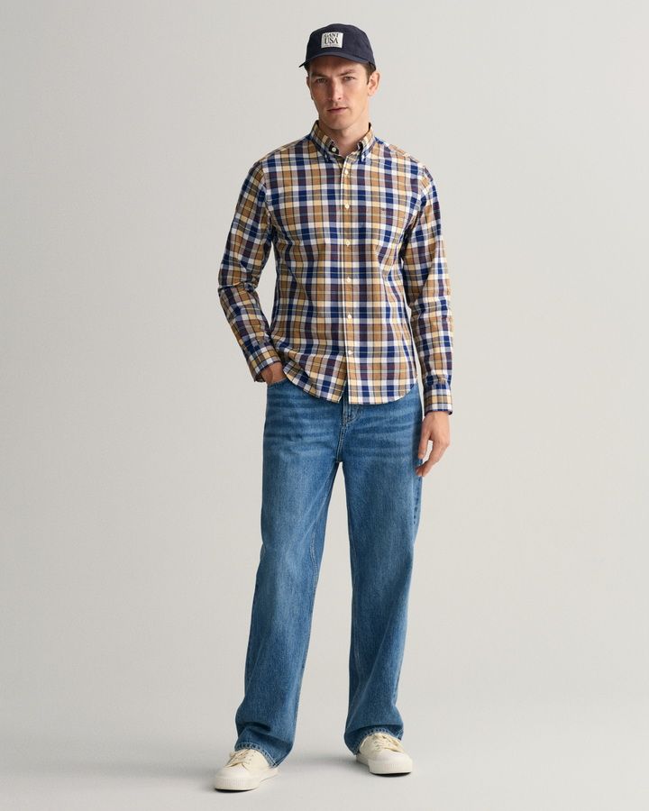 Regular Fit Colorful Check Shirt