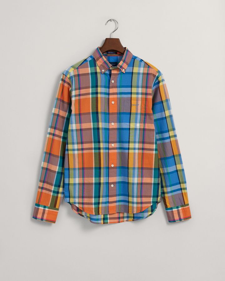 Regular Fit Colorful Madras Shirt