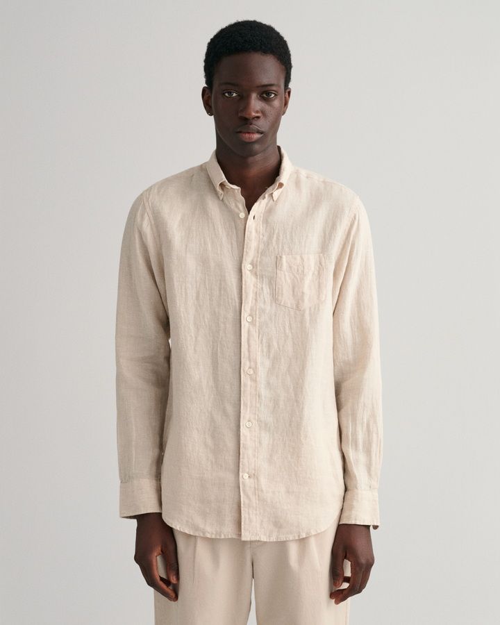 Regular Fit Linen Shirt