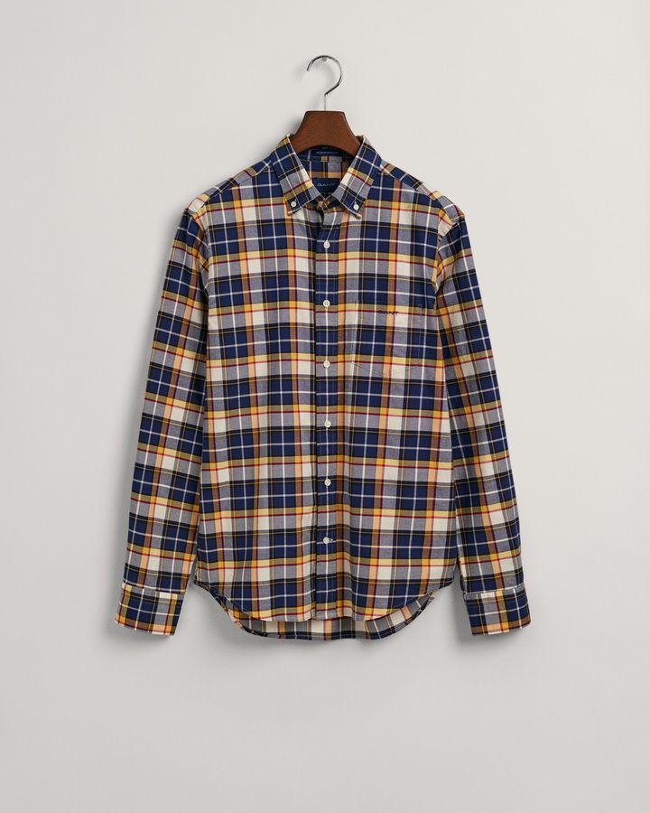 Regular Fit Checked Oxford Shirt