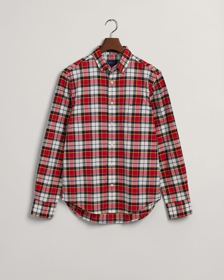 Regular Fit Checked Oxford Shirt