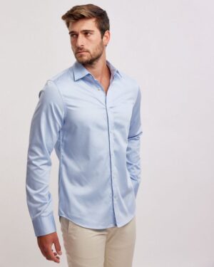 Slim Sateen Shirt