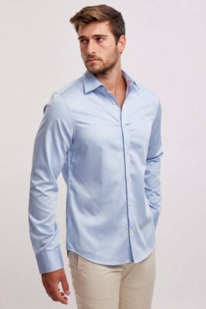 Slim Sateen Shirt