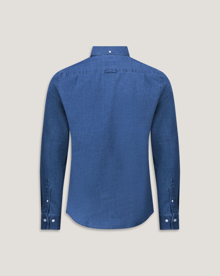 Slim Indigo Dot Shirt