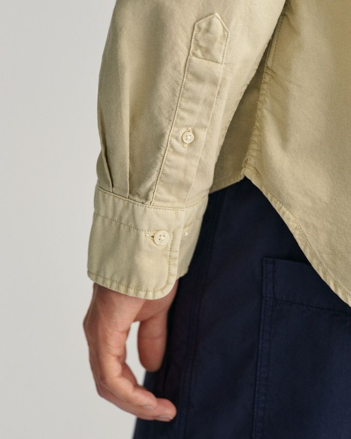 Regular Fit Sunfaded Archive Oxford Shirt