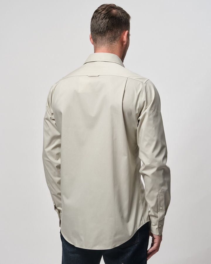 Slim Fit Stretch Poplin Shirt