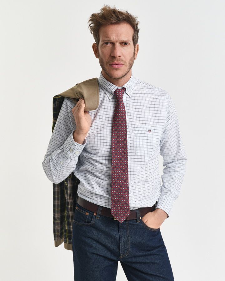 Regular Fit Tattersall Classic Oxford Shirt