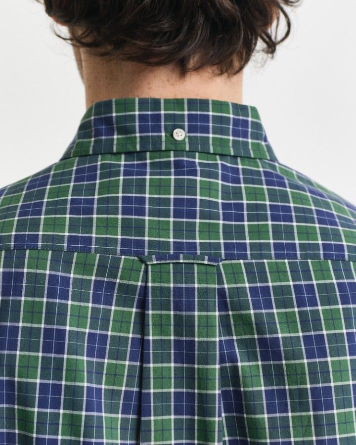 Regular Fit Checked Classic Poplin Shirt