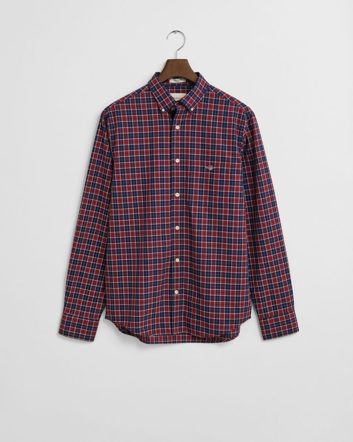 Regular Fit Checked Classic Poplin Shirt