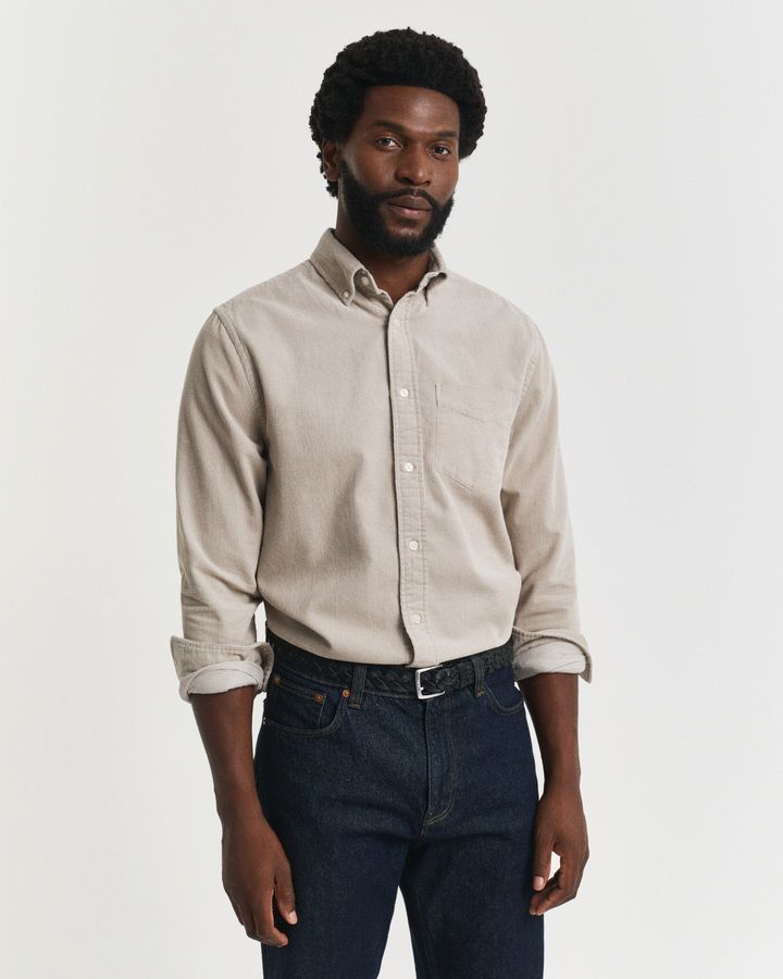Regular Fit Corduroy Shirt